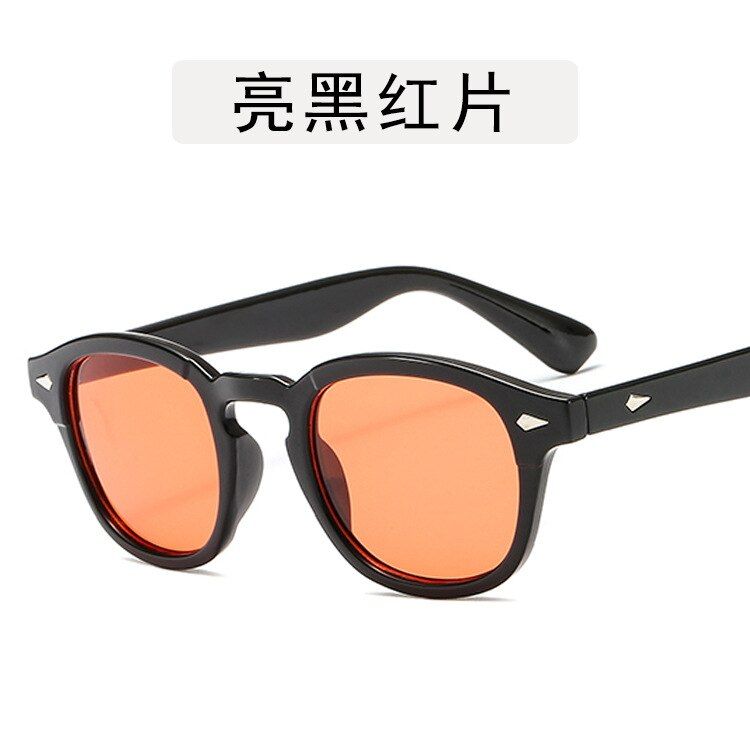 redJohnny Depp Rivet sunglasses men uv4002021 vintage shades men night driving glasses moda oculos de sol masculino