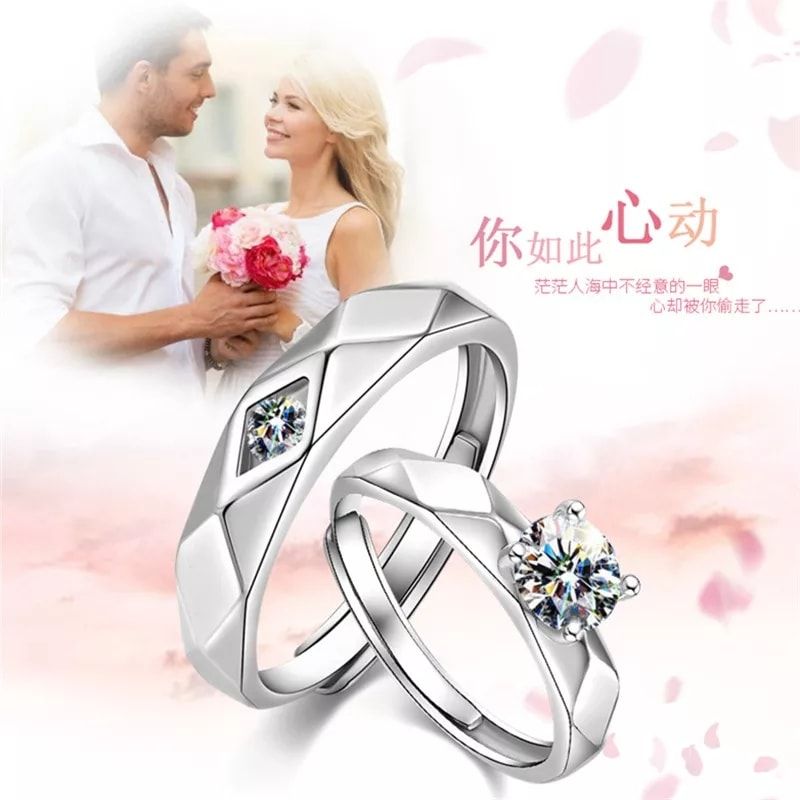 Crystal Couple Ring Boys And Girls