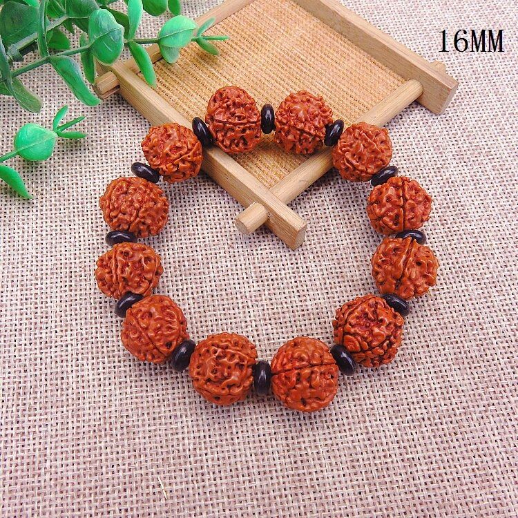 Nepal Five-petal Rudraksha Hand String Natural Beads Hand String Creative Geometry Stationery Jewelry Gift Wholesale