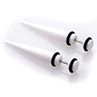 2Pcs Uni Punk Ear Fake Cheater Stretcher Rivet Taper Plug Tunnel Gauges
