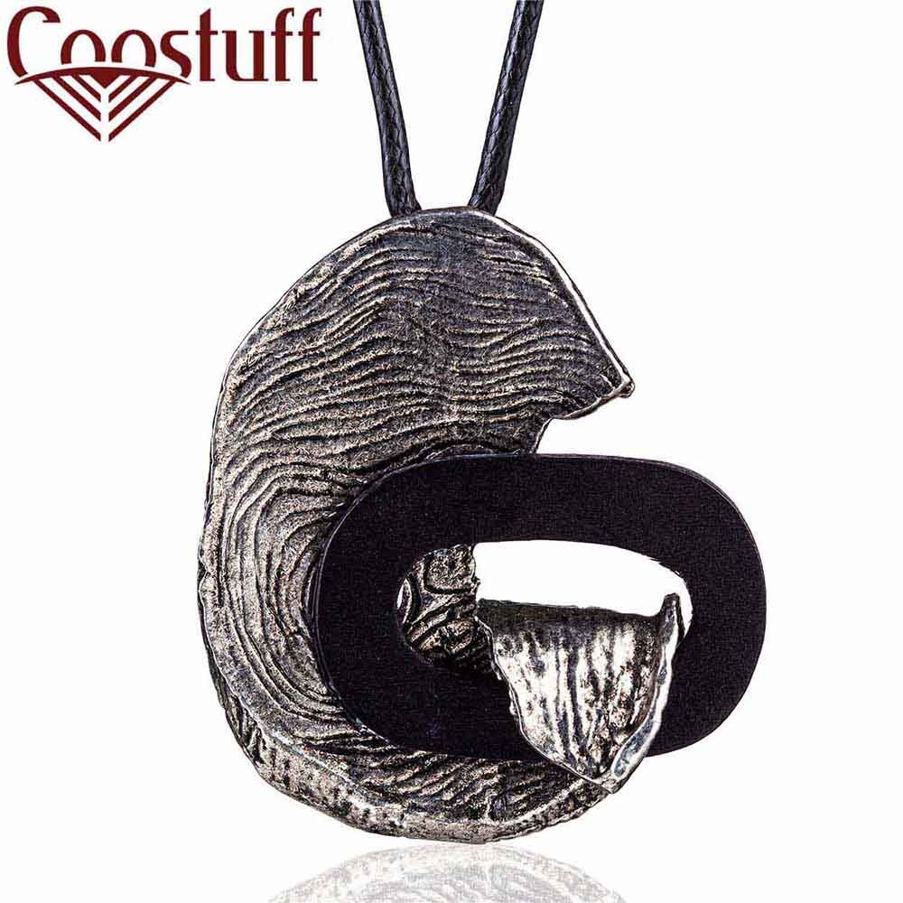 Vintage fingerprint Pendant Jewelry statement necklaces & pendants Wholesale goth Long Women choker Necklace colar dropshipping