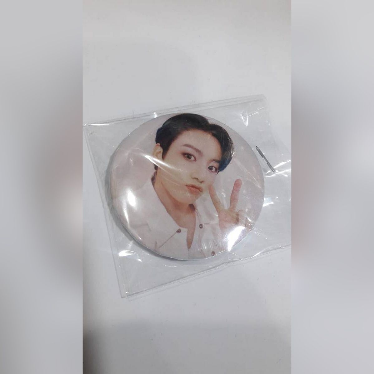 Custom BTS Bangtan boys Tinplate Brooch Pin Badge (JungKook 012)