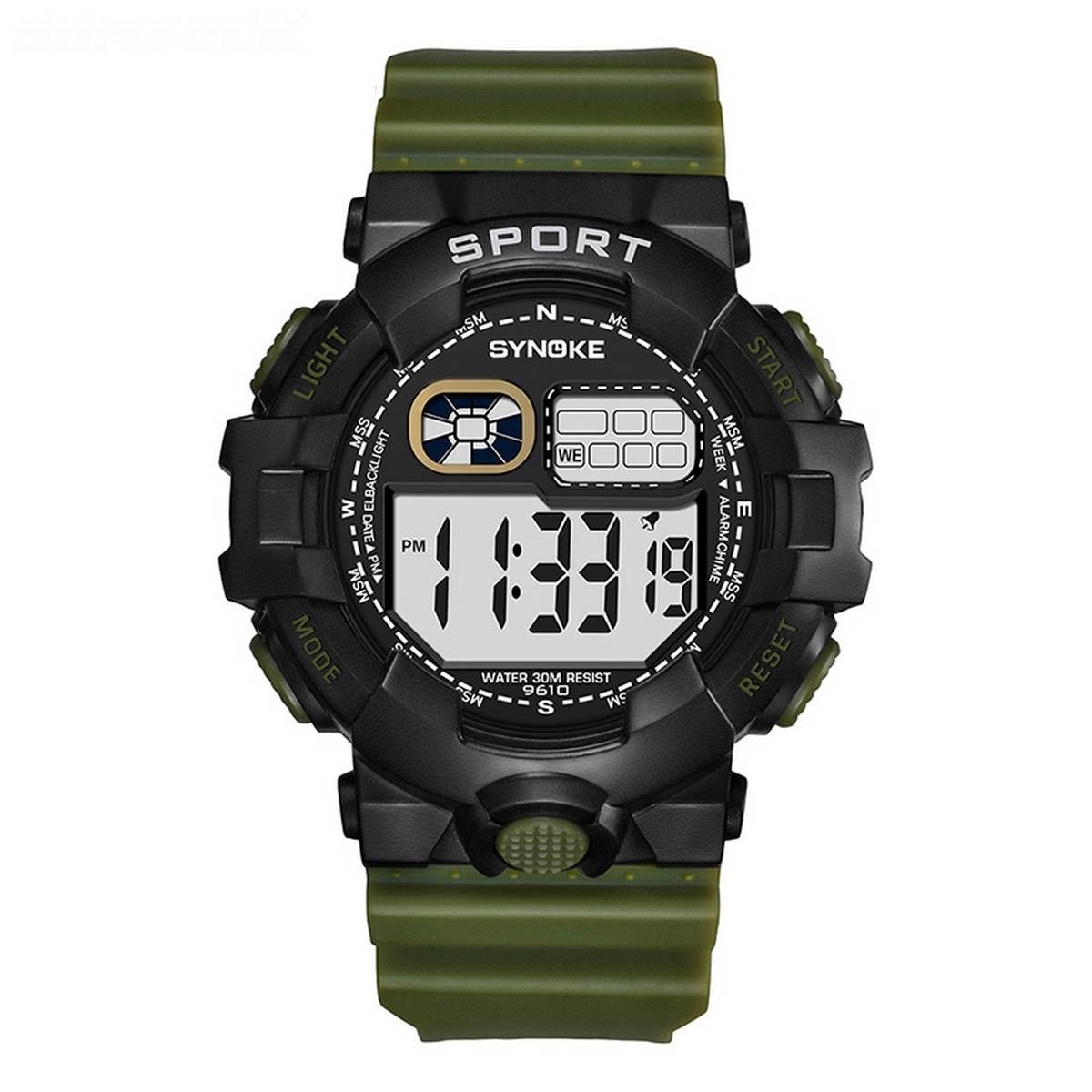 SYNOKE Men Digital  Watch Shock Electronic Men's Watch Waterproof LED Wristwatches Alarm Clock Men Relogio Masculino