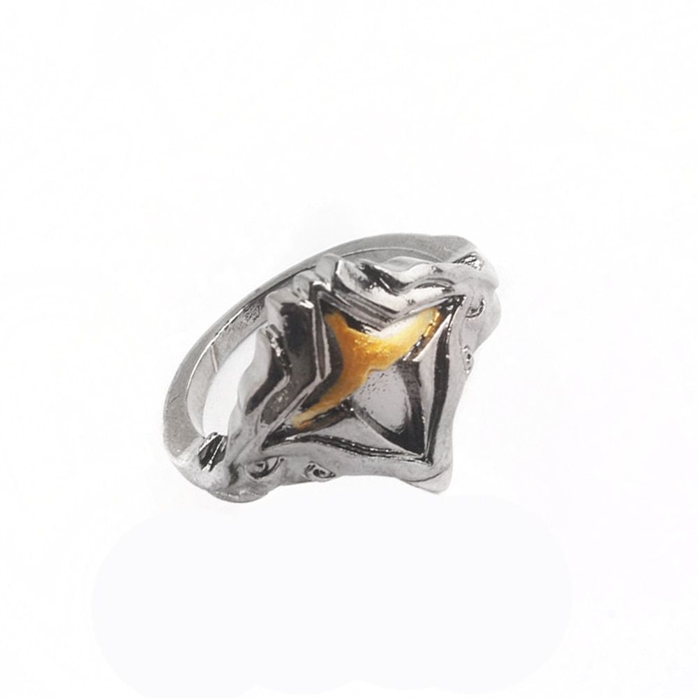 Game Dark Souls Series Men Rings Havel's Demon's Scar Chloranthy Badge Metal Ring Male Fans Cosplay Jewelry Accessories