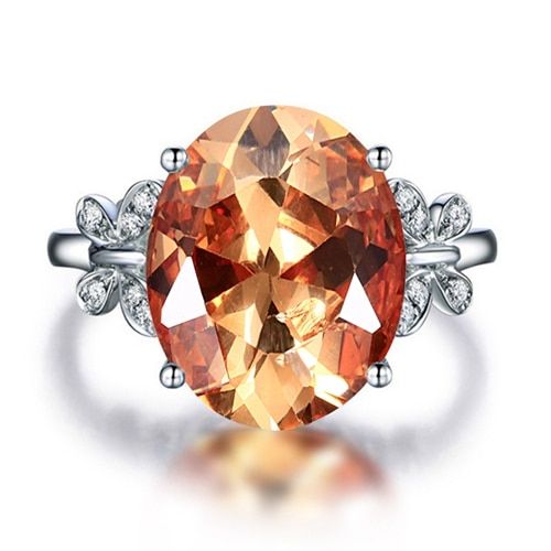 Fashion Multicolor Gemstone Wedding Rings High Quality Spine Ring For Sale Women's Silver 925 Jewelry Ring Size 5-10 7 Colors
