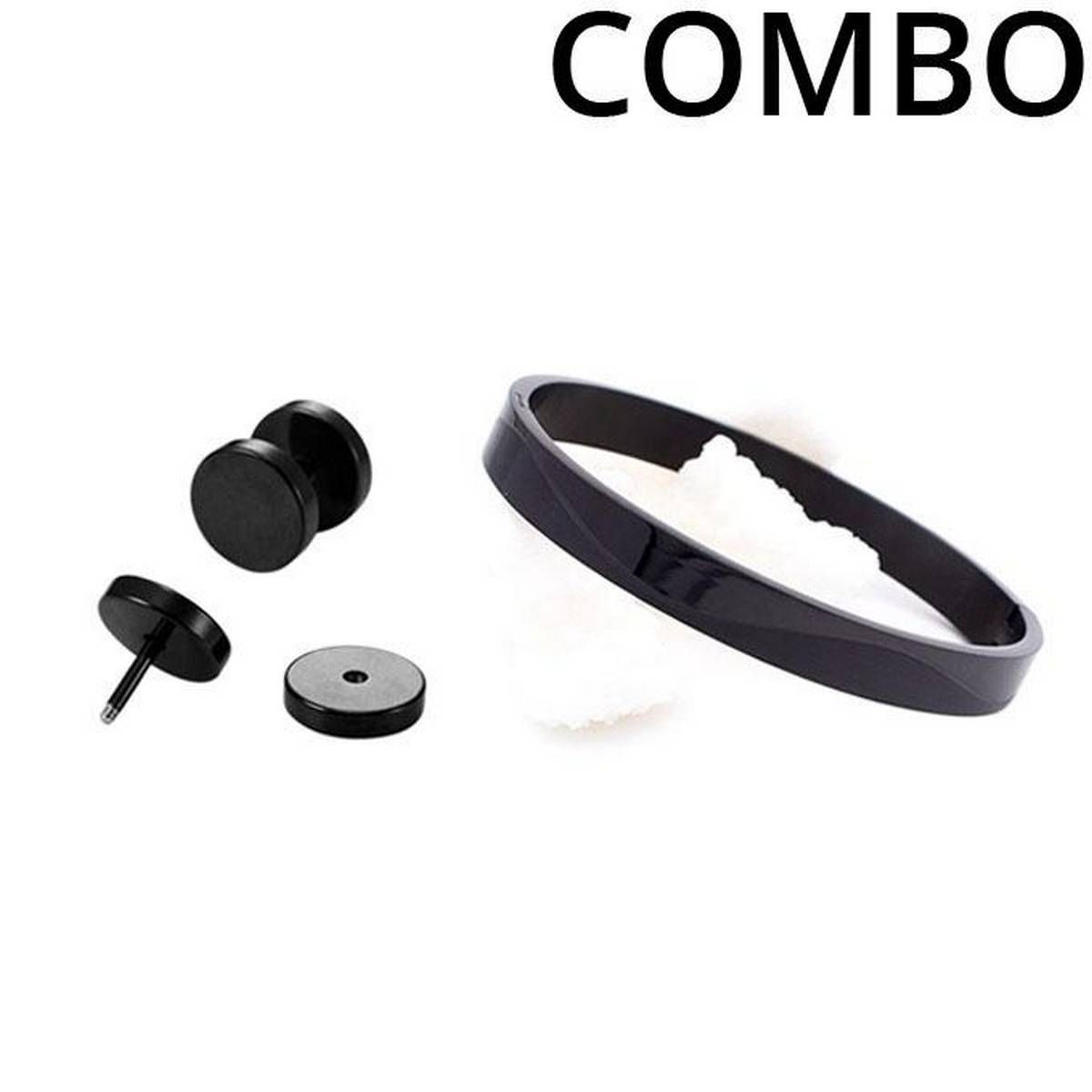 Combo of Bracelet and Earring for Men