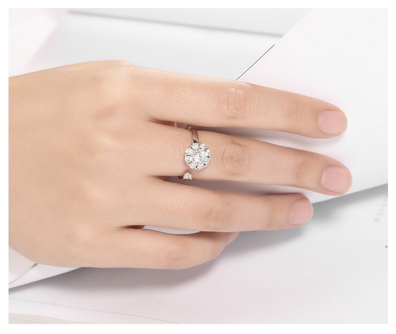 Zircon Alloy Zircon Finger Ring