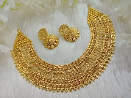 Indian gold plated necklace
