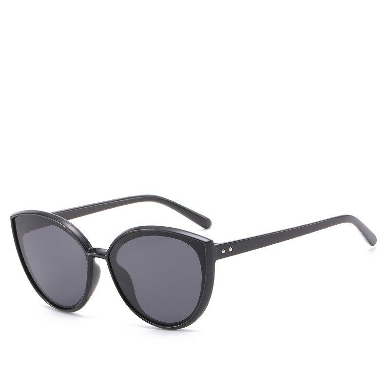 C1BlackNew fashion cat's eye sunglasses personality rice nail sunglasses trend sunglasses