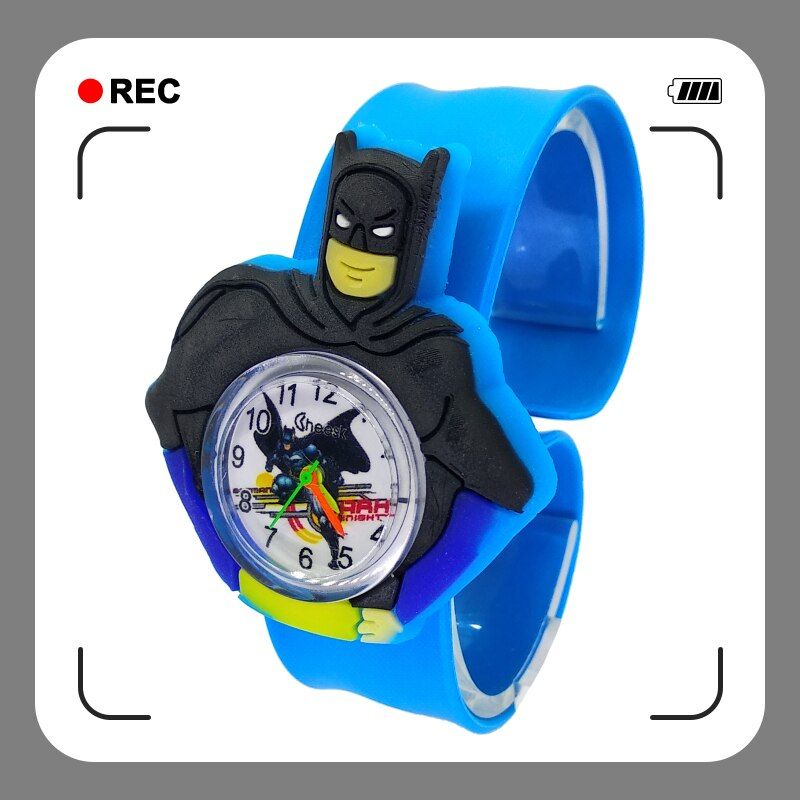 Cartoon Baby Watches Child Watch Super Hero Student Children Clock Kids Quartz Wrist Watches for Girls Boys Baby Toy Gifts