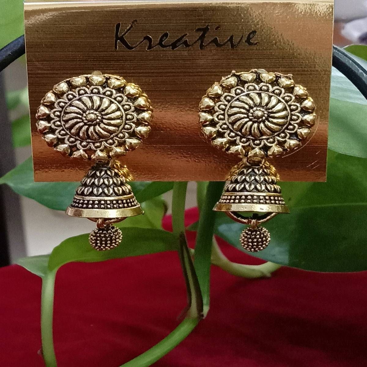 Mini Oxidized Jhumka