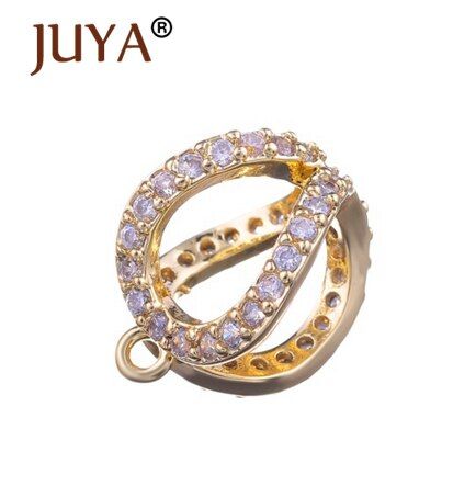 Clasp for beads handmade jewellery Findings Micro Pave Zircon Rhinestone Pearl Clasps For Pearls Necklace Jewelry Making(null)