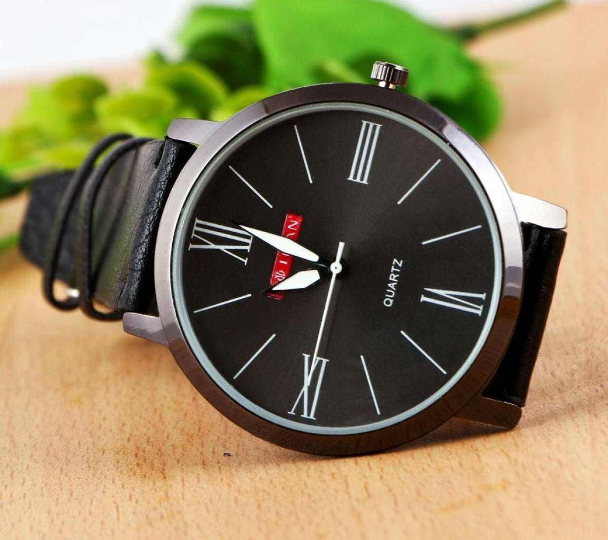 TIT-Black Strap Analog Round Case-Wrist Watch For men(null)