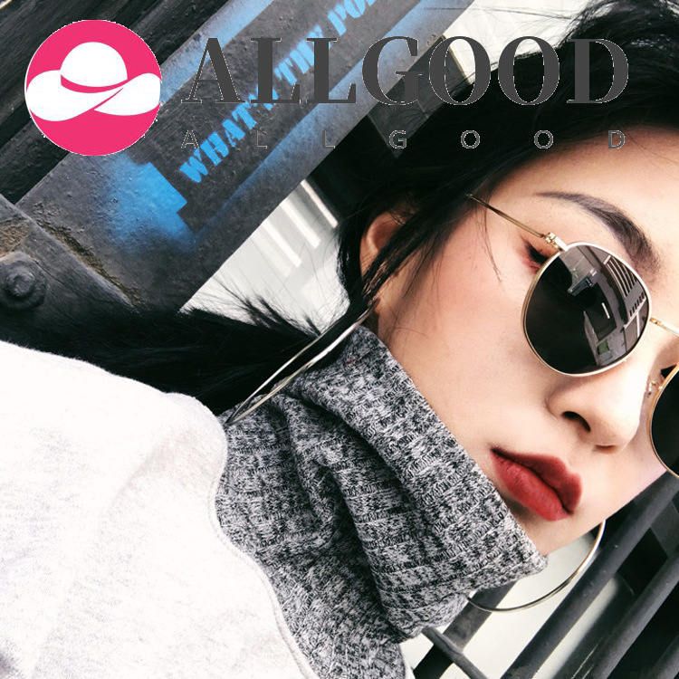 Harajuku retro round-frame sunglasses