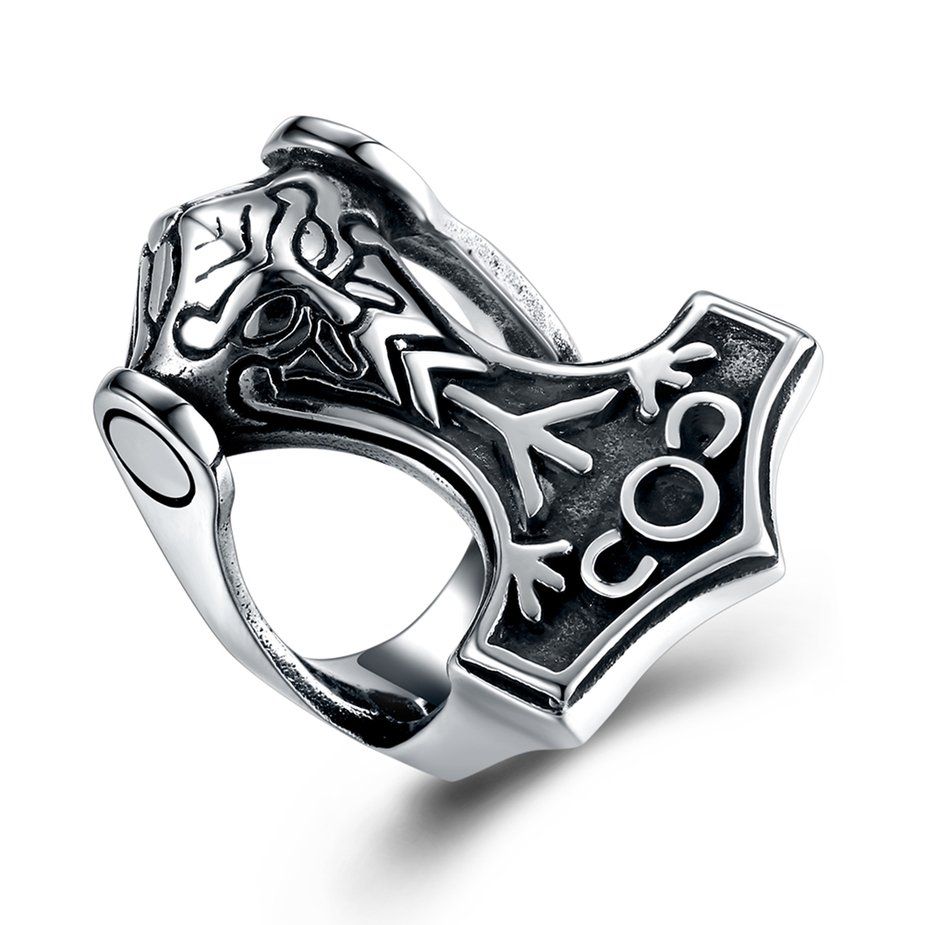 Men Jewelry Punk Style Finger Ring For Brother Boys Fashion Male Finger Ring