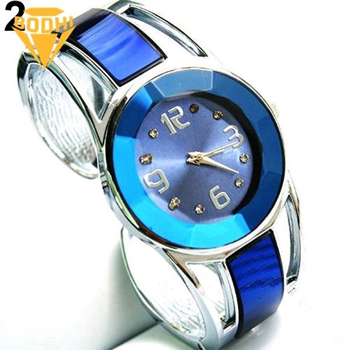 BODHI Women's Vintage Open Alloy Band Quartz Analog Round Dial Wrist Watch Gift