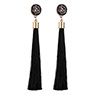Bohemian Ethnic Flower Long Tassel Dangle Statement Earrings Women Jewelry Gift