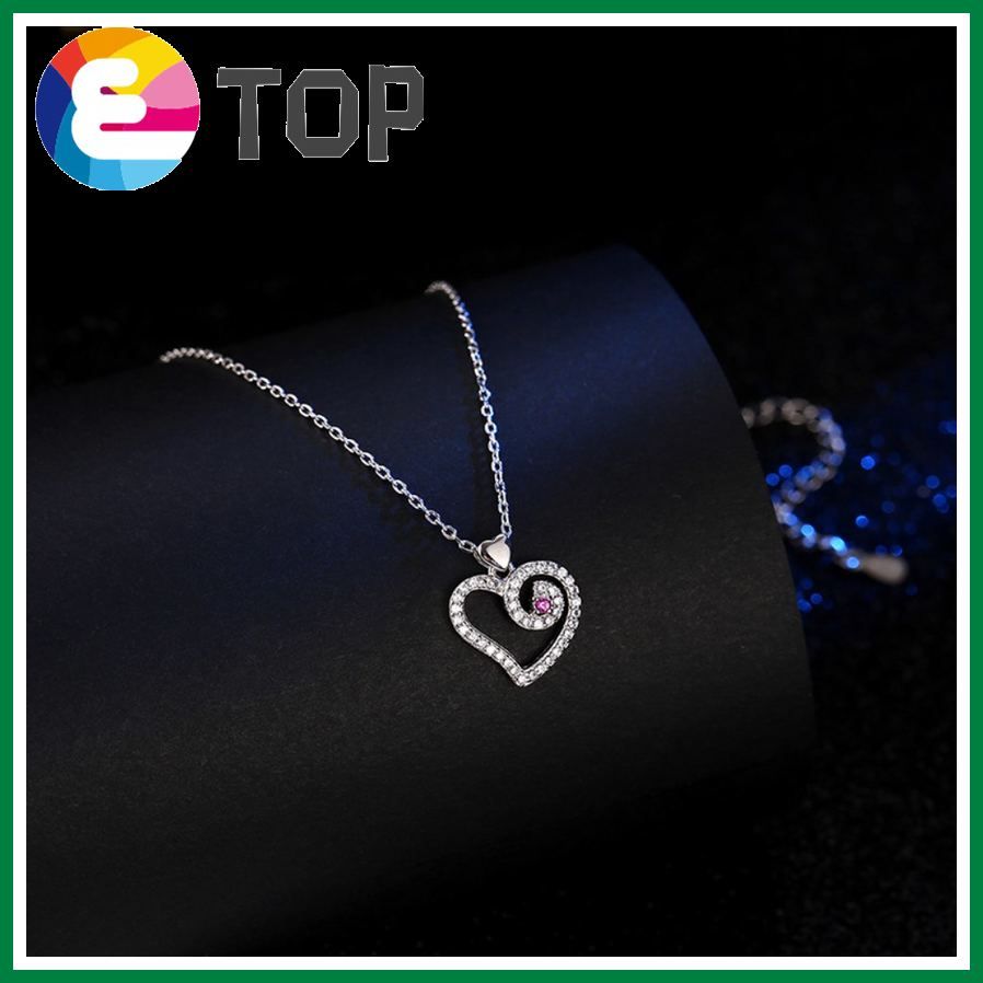 European And American Style New Love White Copper Necklace Christmas Jewelry Necklace
