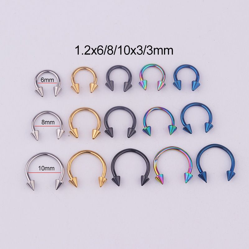 Ear Piercing Nose Rings Helix Piercings Labret Septum Lip Eyebrow Ear Piercings Body Jewelry