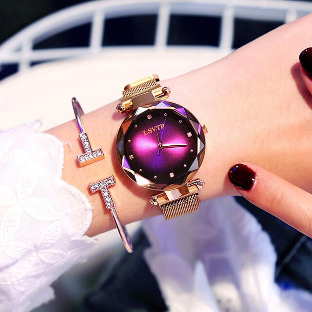 relogio feminino 2019 Top Brand Luxury Green Women Watches Fashion Starry Sky Magnetic Watch Ladies Dress Quartz Clock