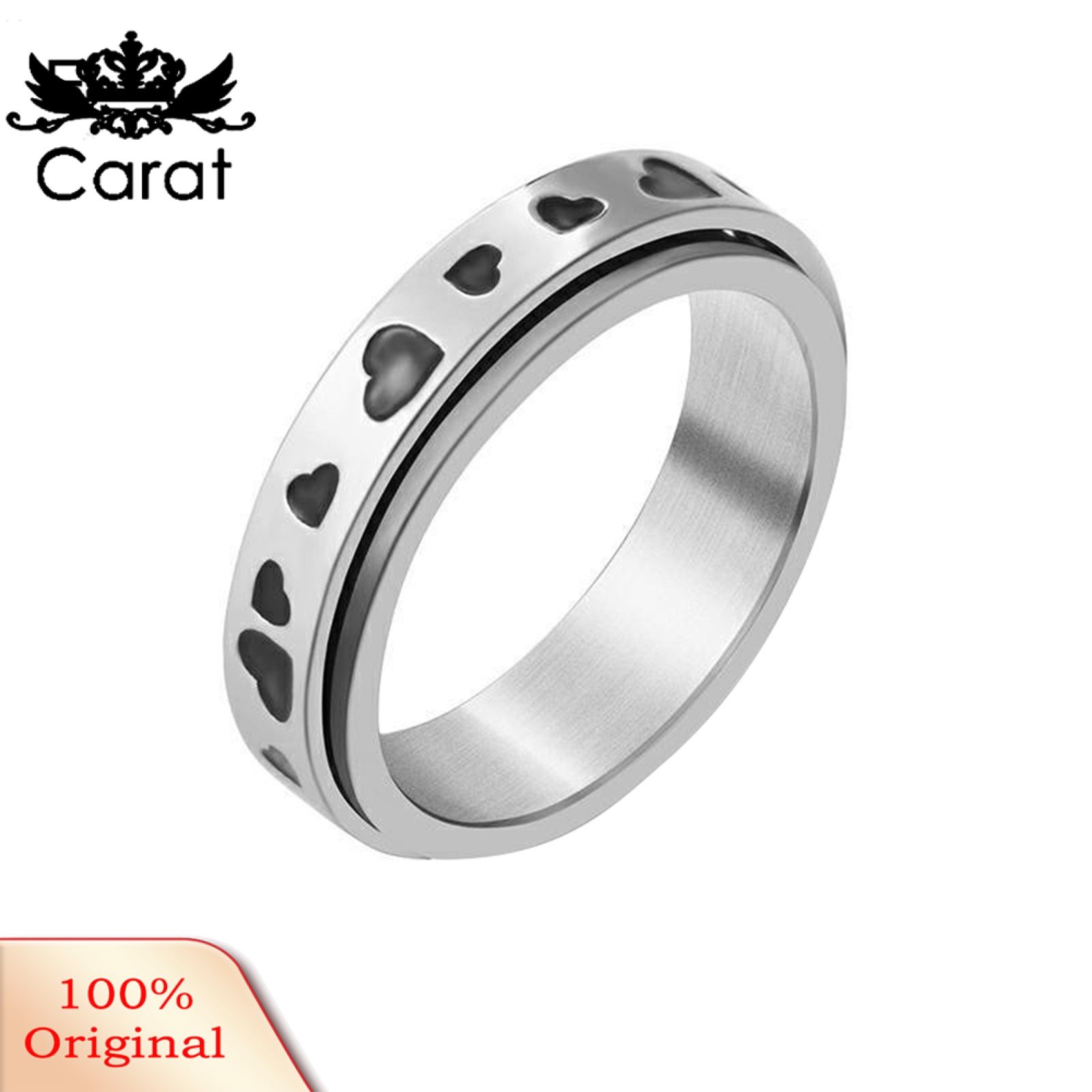 Spinner Rings Thin Women Men Moon Star Sun Ring Stress Relieving Reduce Anxiety
