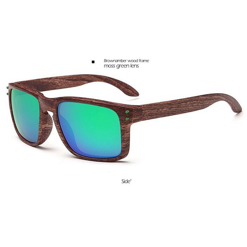 Wood 0709 holb C11wood Sunglasses Mens retro de sol vr 46 VR46 Sun glasses Square Women men brand Designer Glasses mirror colorful