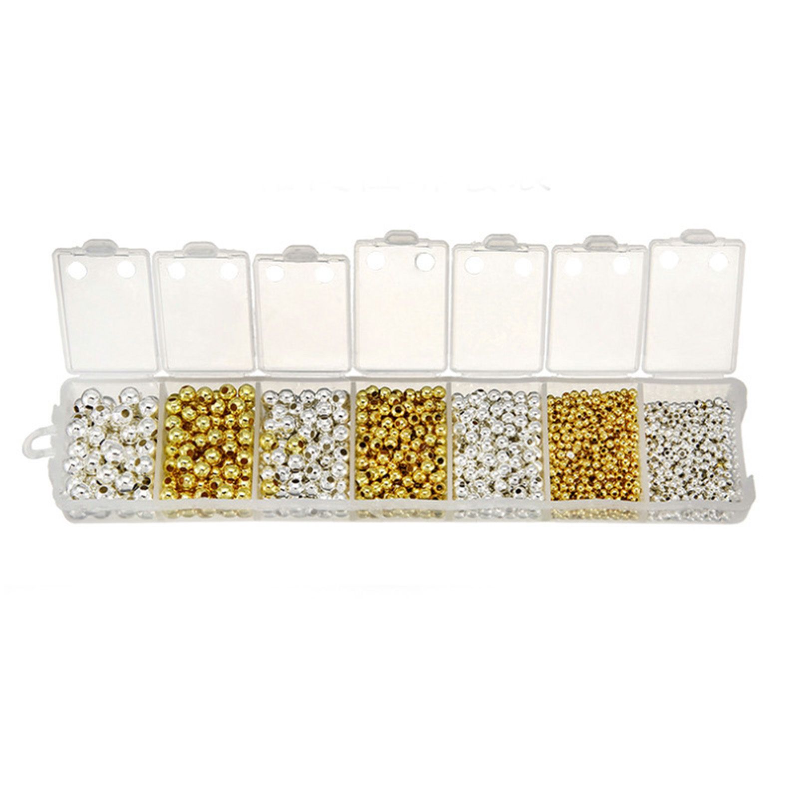1 Set Sper Beadni Multipurpose Iron Numerous Crimp Beads for Brelet Making