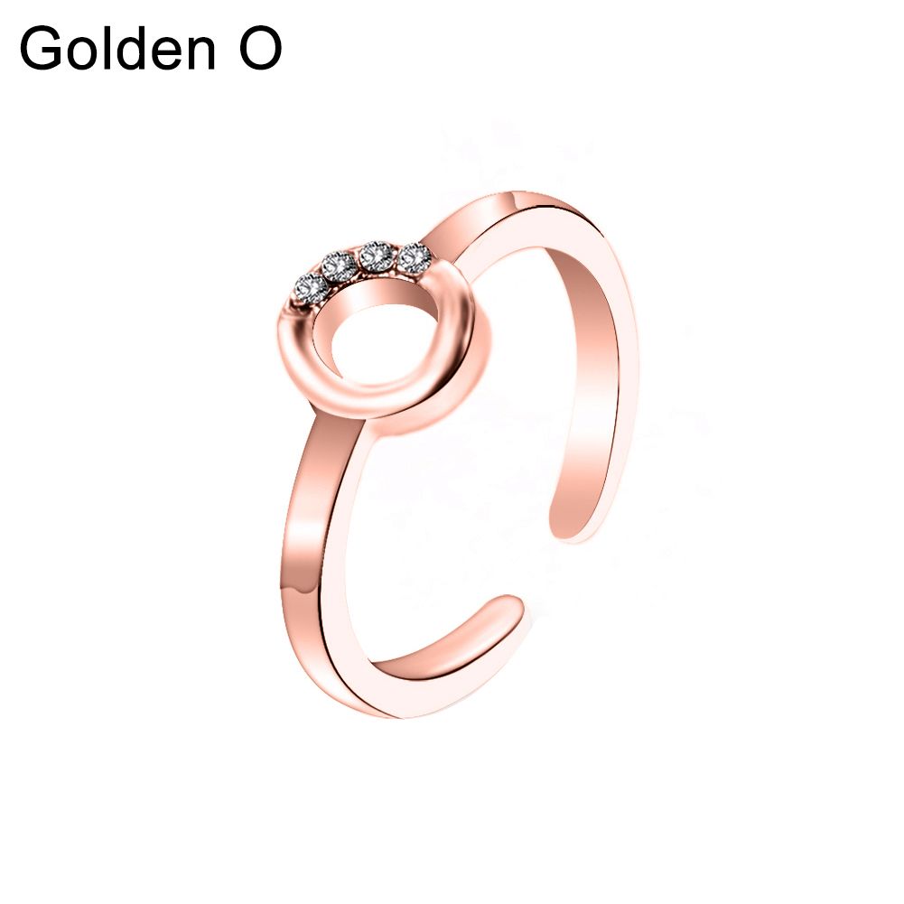 1 optional adjustable ring, 26 English letter rings, suitable for lovers, girlfriends, friends, classmates, holidays, birthdays and Valentine's Day gifts