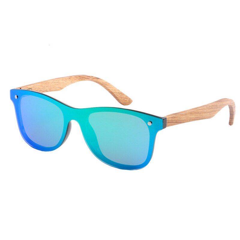 C5 GreenLONSY Retro Wood Sunglasses Men Bamboo Sunglass Women Luxury Brand Design Vintage Sun Glasses For Women Oculos de sol masculino