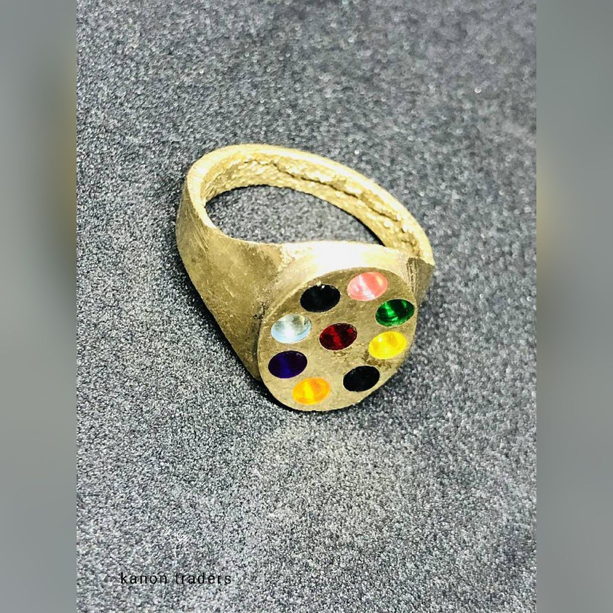 Ashto dhatu 8 matel (অষ্টধাতু ) Panchaloham Ring of Women/Men
