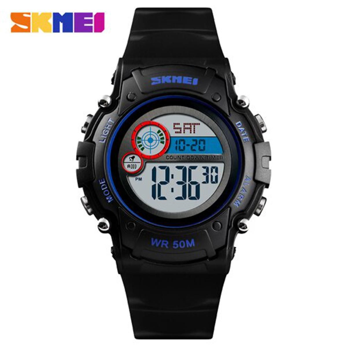 SKMEI Fashion Sports Electronic Watch For Boy Girl Multi-Function Waterproof Clock Countdown LED Digital Children Watches montre
