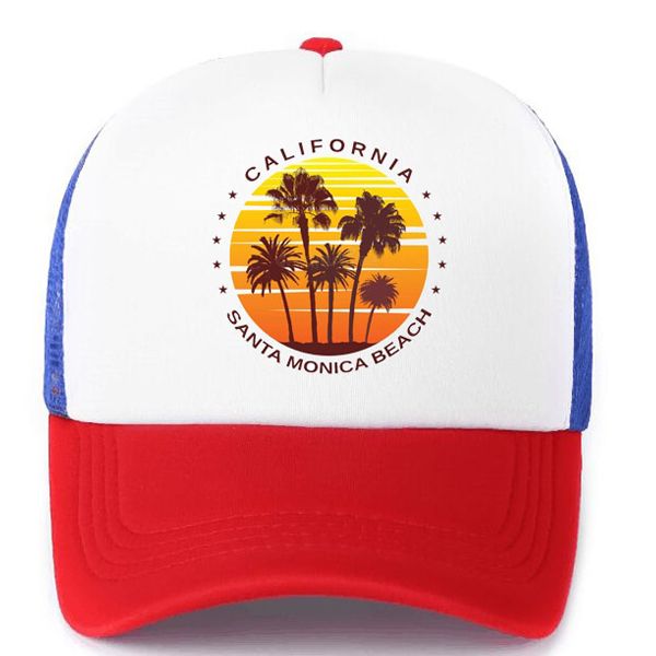DIY OEM Custom LOGO Polyester Men Women Baseball Cap Mesh Print Logo Trucker Hat