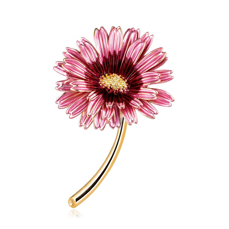Enamel Daisy Flower Brooch Pin Collar Decor Badge Corsage Party Banquet Jewelry