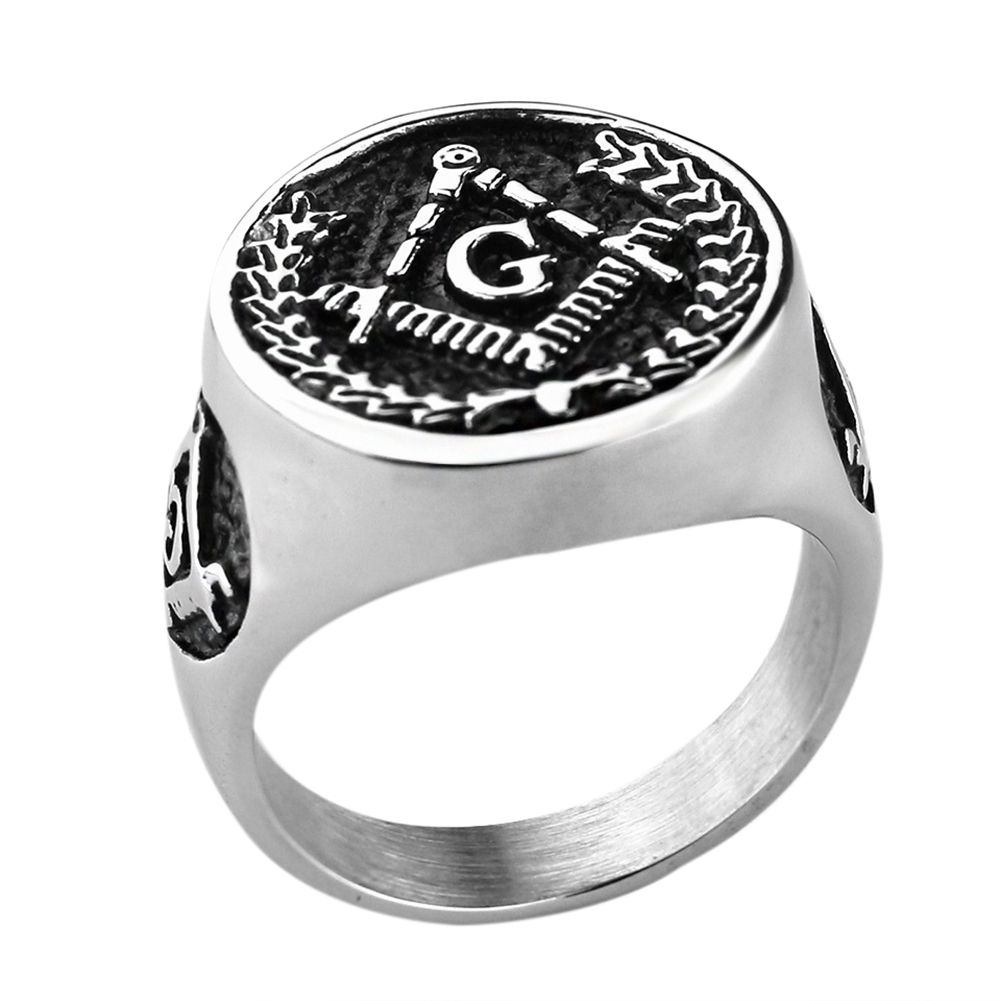 Unisex Creative National Letter Style Design Ring Exaggeration Personality Christmas ift