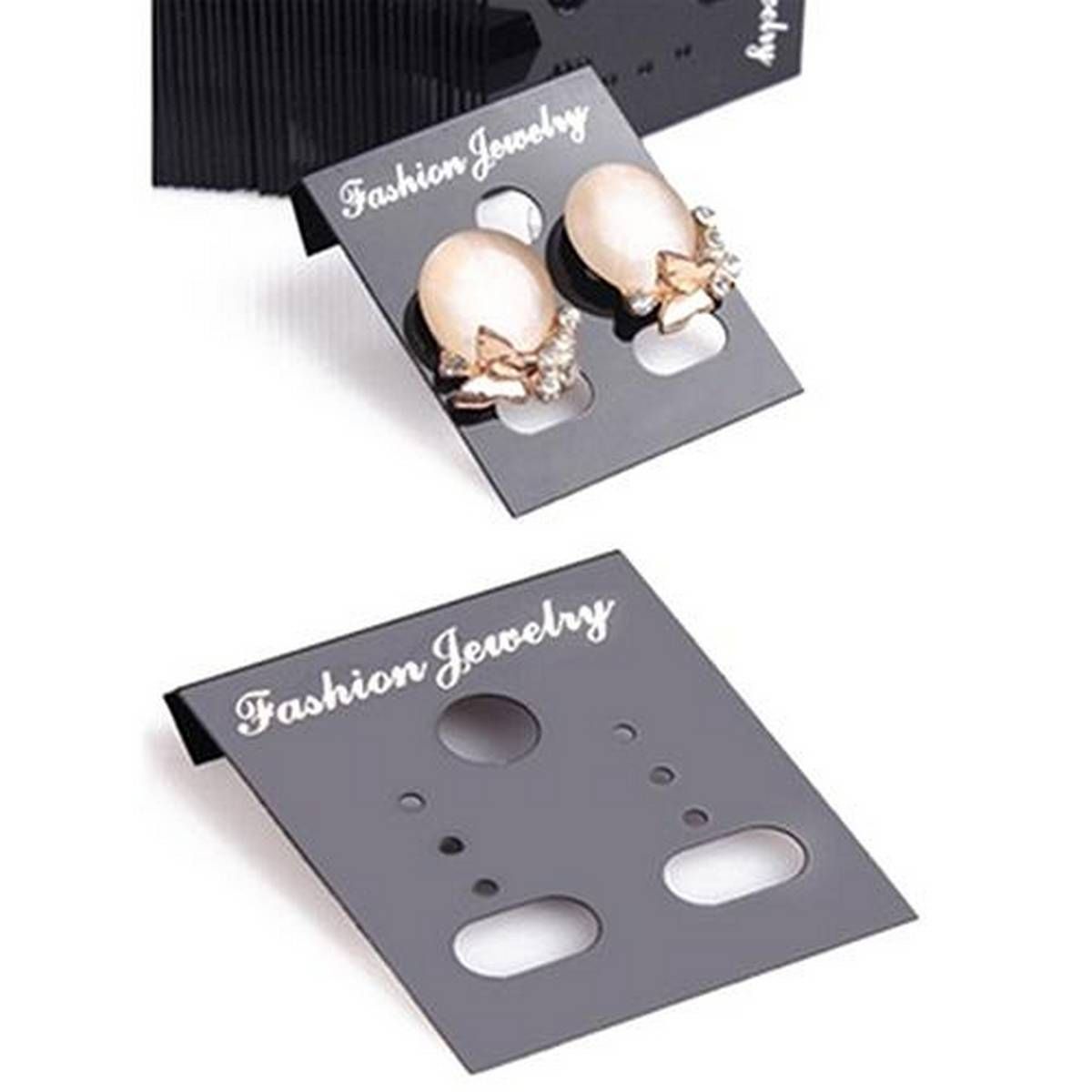 100Pcs Ear Studs Holder Display Hang Cards Jewelry Accessories
