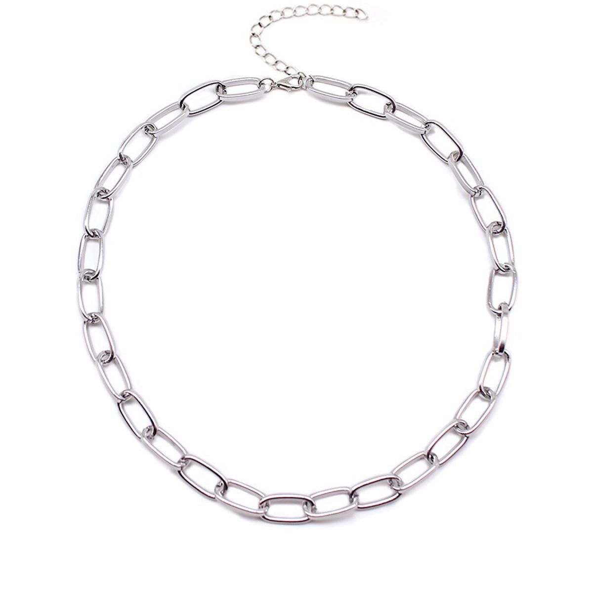 Punk Women's Neck Chain Gold Color Kpop On the Neck Pendant And Necklace Pearl Beads Choker Jewelry 2021 Collar For Girl Chocker