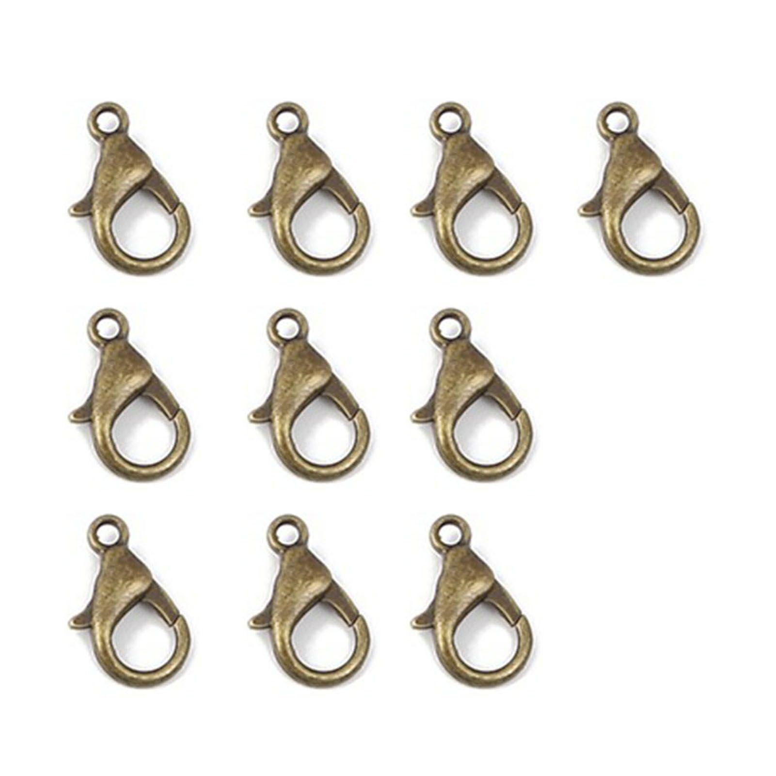 Key Ring Hooks All Match Electroplating Multifunction Brelet Neckle Key Ring Lobster Hooks
