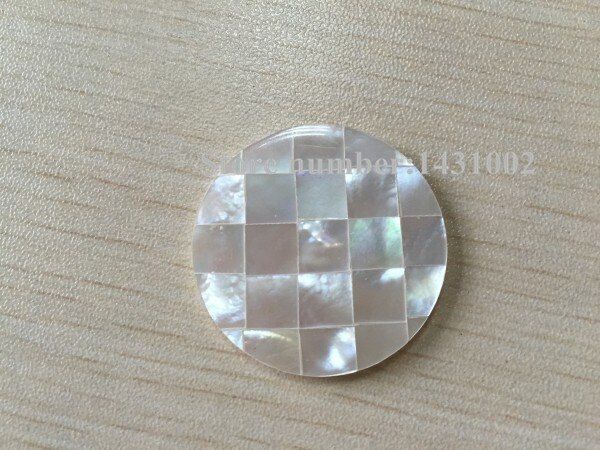 Vinnie Design Jewelry Fashion 33mm Gaudi Mosaic Shell Coin for My Coin Pendant Holder