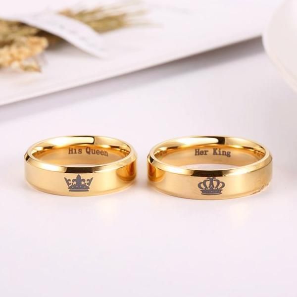 Free Size Charm Wedding Couple Ring Jewelry For lover’s