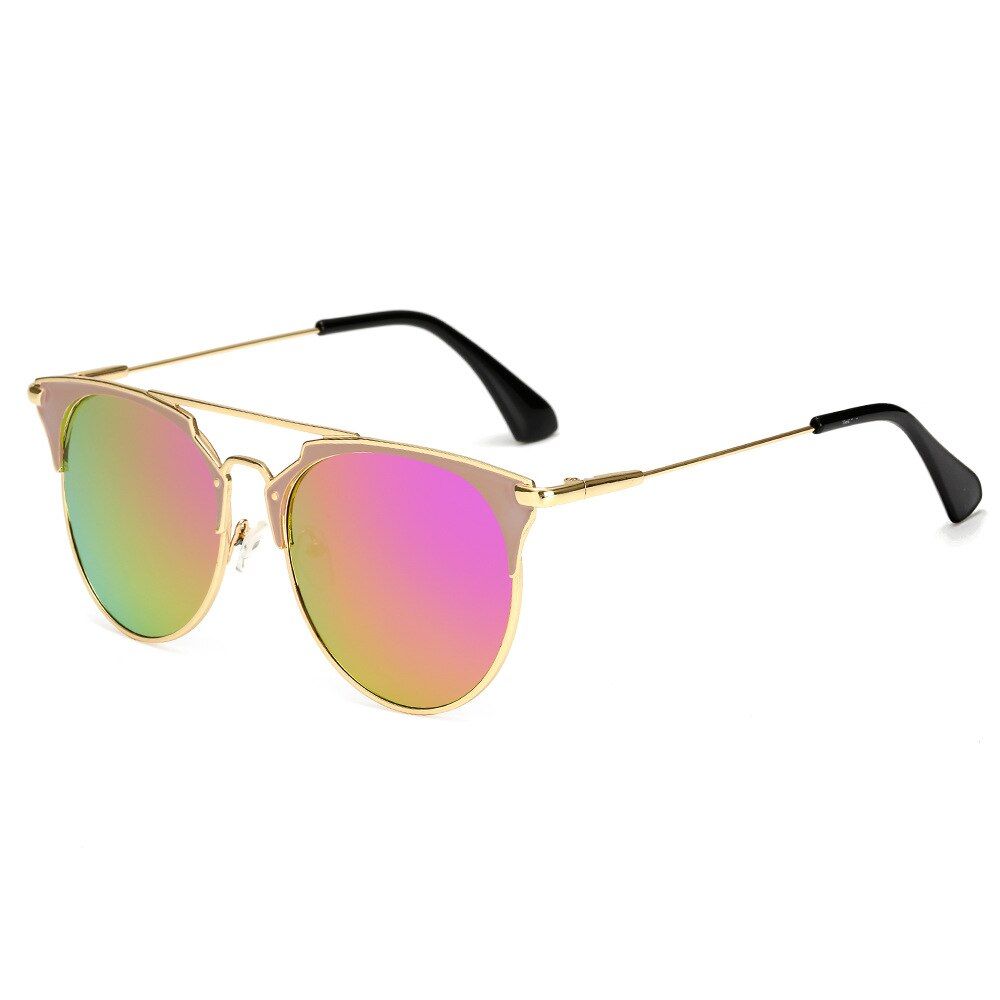C6 C960-lSexy Lady Vintage Round Metal Sunglasses Men Driving Black Retro Mirror Sun Glasses Lady Shade Sunglasses UV400 Oculos De Sol