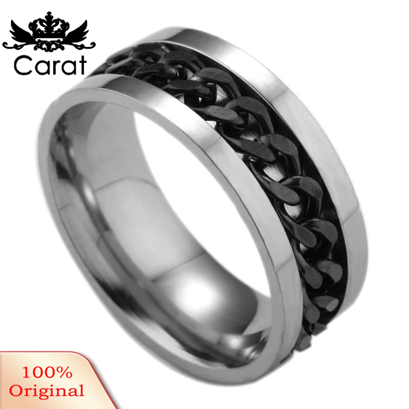 Spinner Ring Punk Colorful Chain Exquisite Colorful Chain