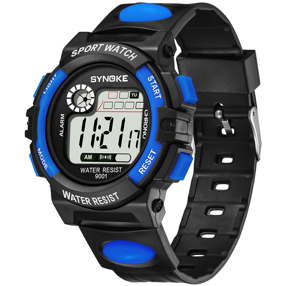 Outdoor Multifunctional Luminous Alarm Digital Students Quartz Wrist Watch Gift