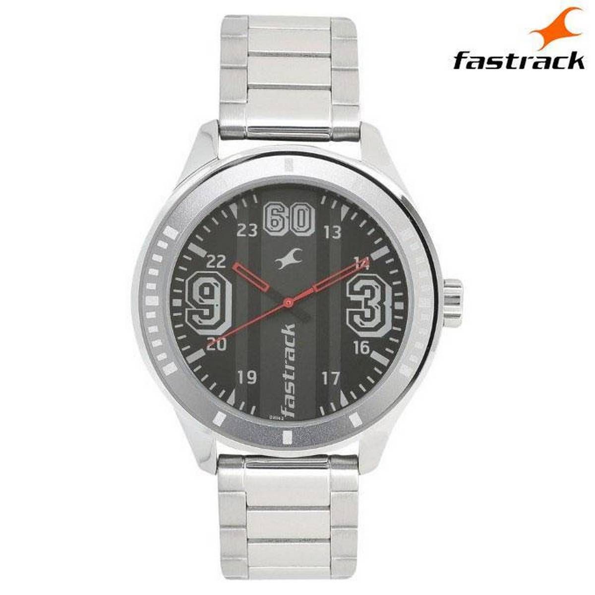 Fastrack Varsity Black Dial Analog Watch For Men - 3177SM03