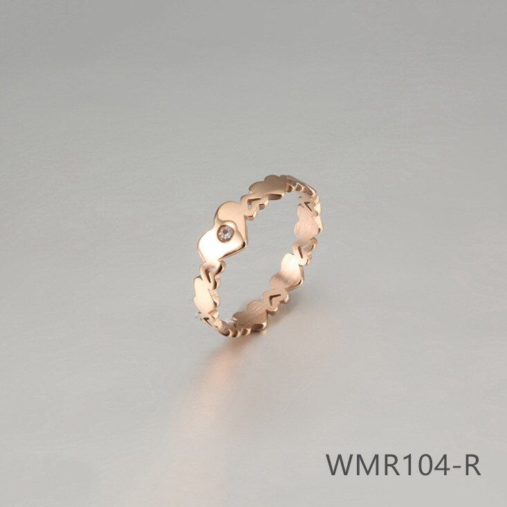 Love Heart Ring Design Women Ring Fashion Finger Ring Jewelry Gift Nice WMR104