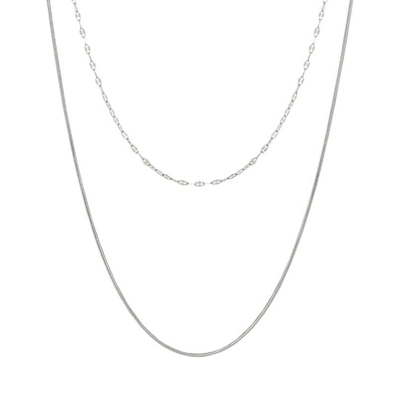 stainless steel necklace Vintage pendant necklace women multi-layer necklace bohemian chain women jewelry gift choker necklace