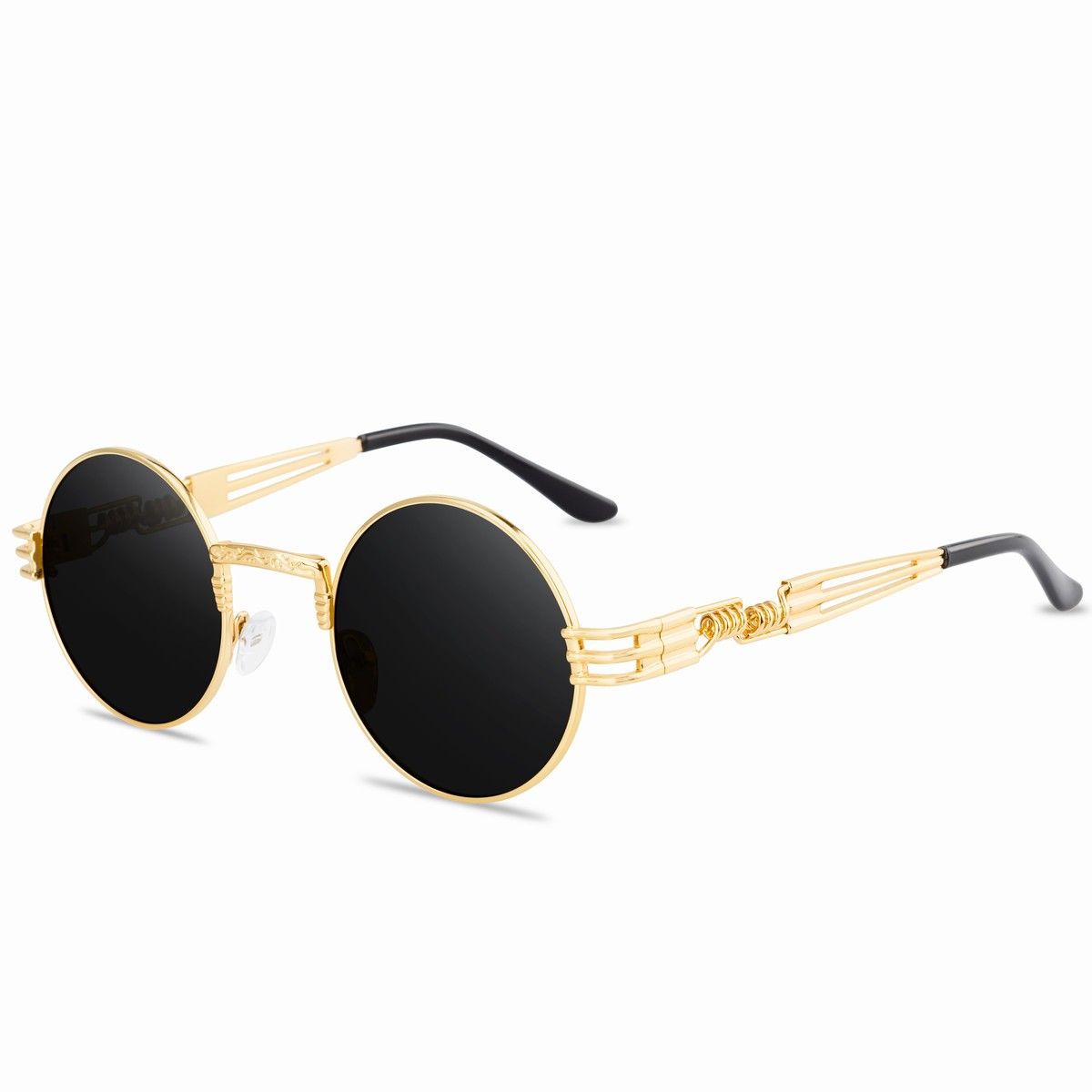 8010 2020 retro gothic steam punk metal frame man sunglasses vintage party woman glasses