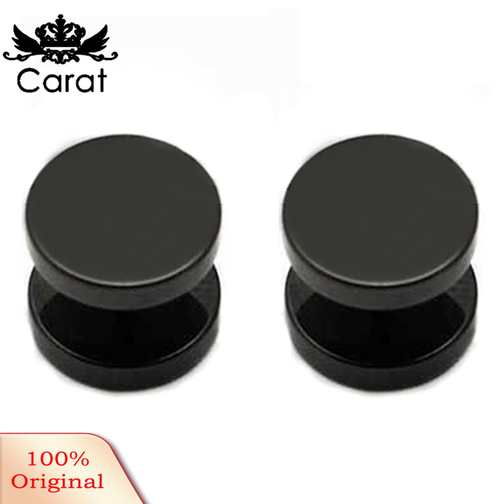 Men Earrings Wear-resistant Punk Style Barbell Stud Earrings
