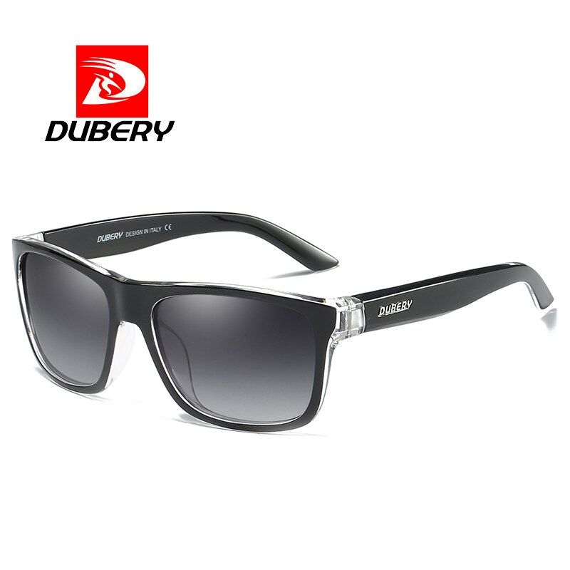 182A6DUBERY Brand Design Polarized HD Sunglasses Men Driving Shades Male Retro Sun Glasses For Men Summer Mirror Square Oculos