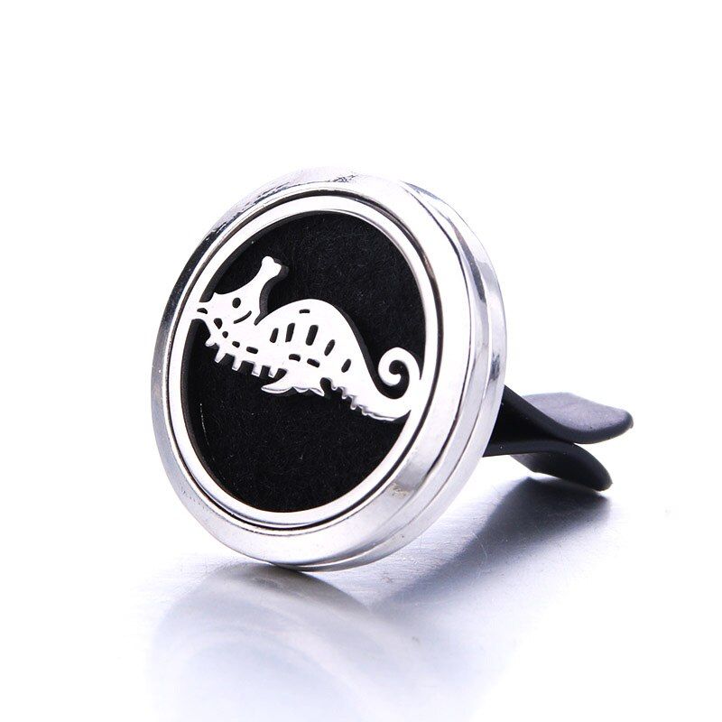 Animal Series Car Clip Aromatherapy Essential Oil Diffuser Car Air Outlet Freshener Stainless Steel Decoration Perfume Locket