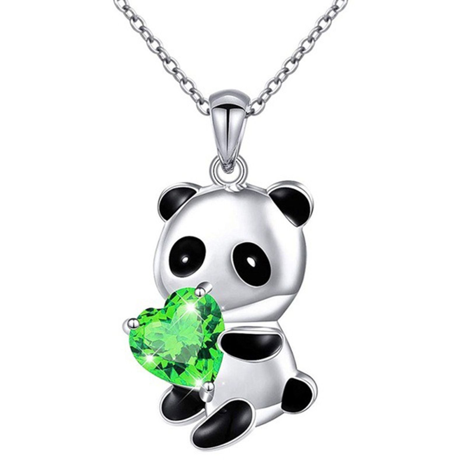 Neckle Rhinestone Cartoon Electroplated Pendant Neckle
